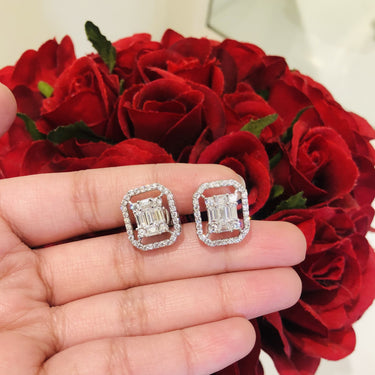 Princess Stud Earrings Zayn Luxury Jewellery